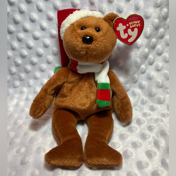 TY 2008 Holiday Teddy Beanie Baby - Picture 1 of 9